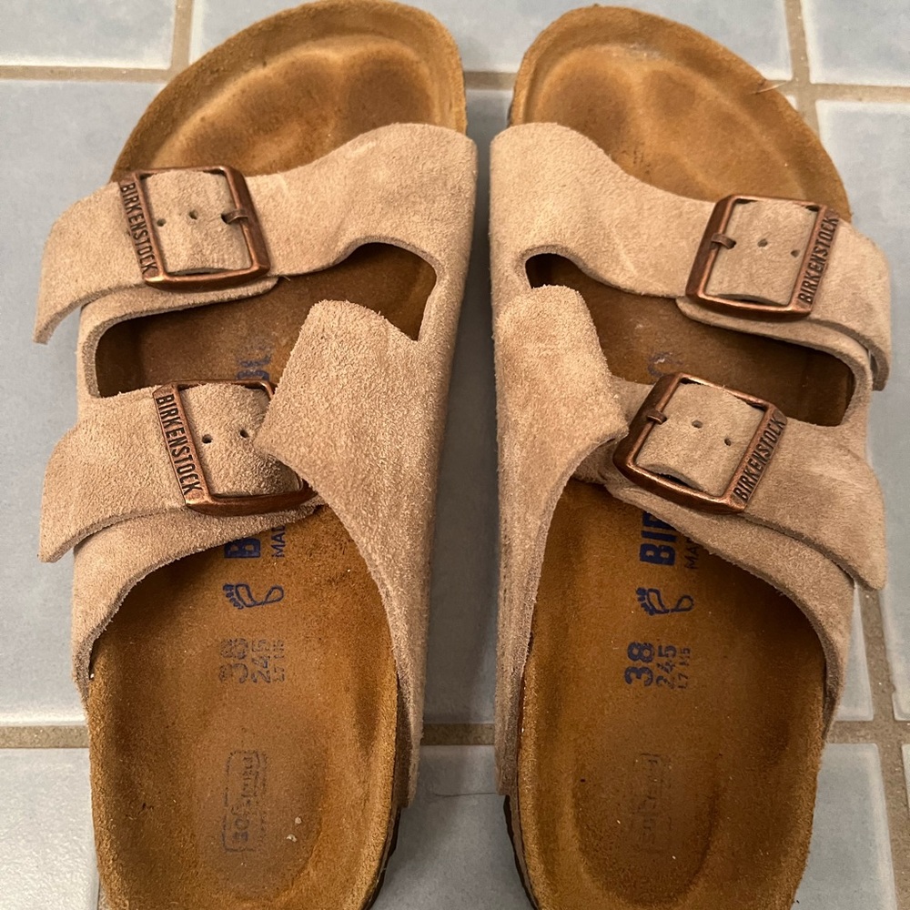 Birkenstock Arizona Soft Tauoe Suede